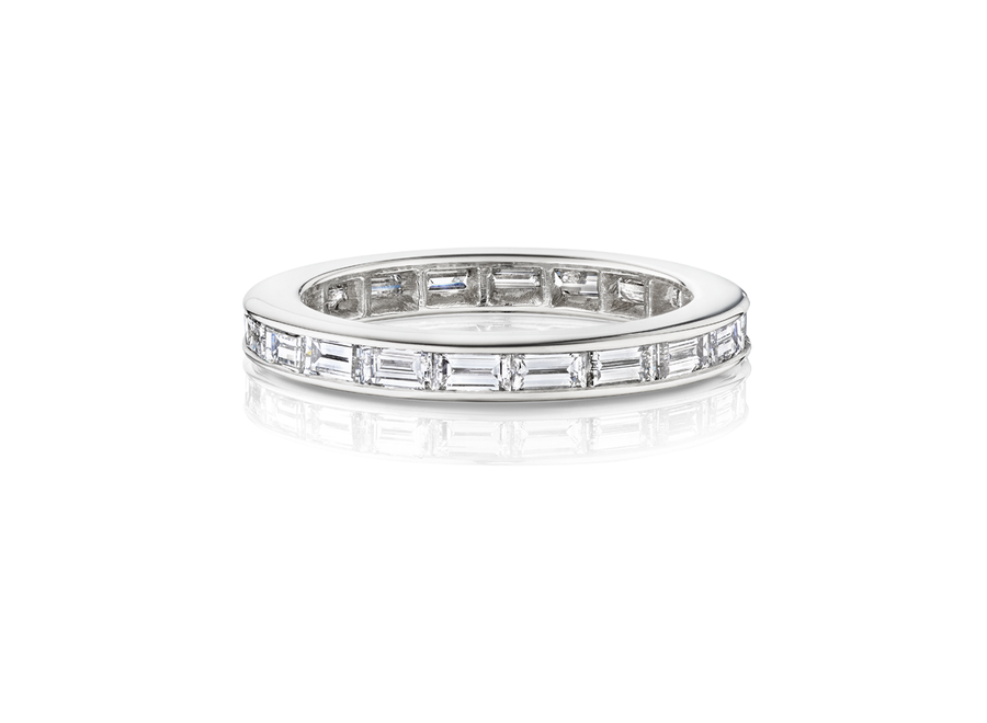 Straight Baguette Eternity Band