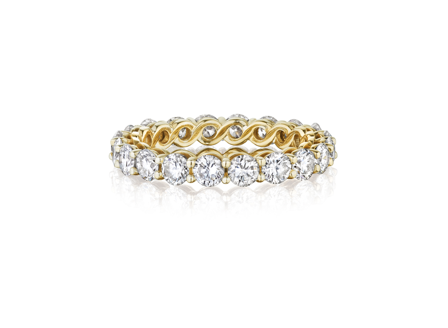 Round Brilliant Full Circle Eternity Band