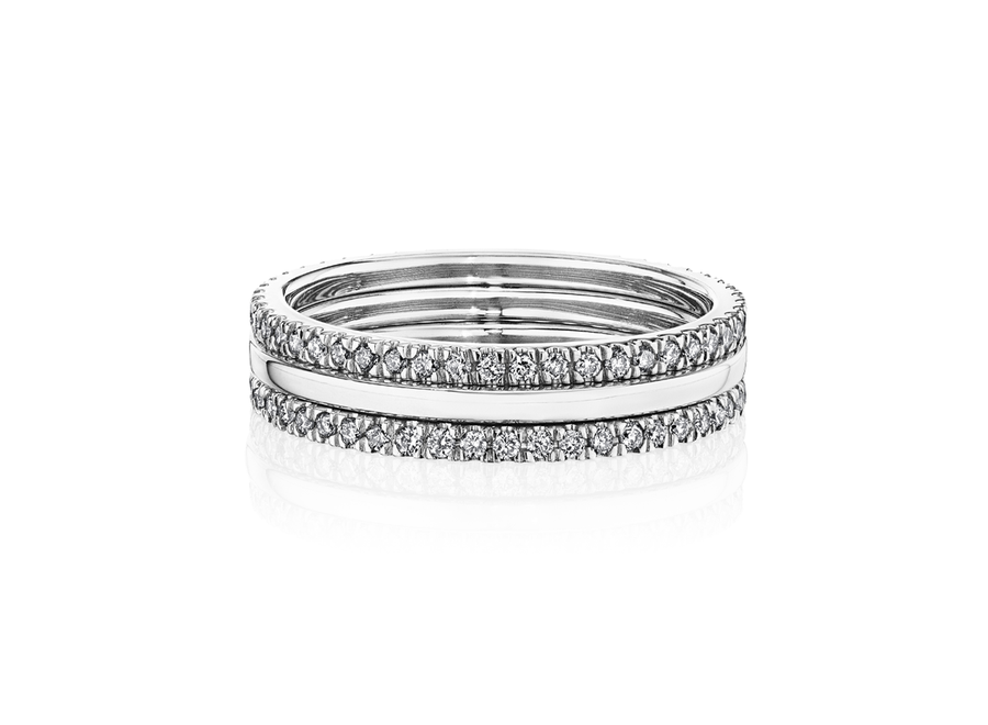 All Pavé Stack Ring – FREIDA ROTHMAN