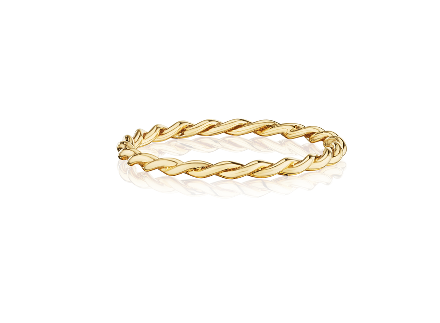 Twist Ring in 18K Gold